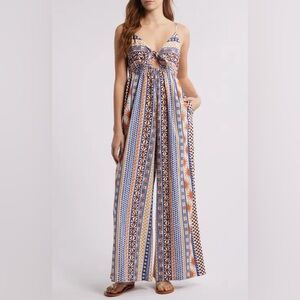 Rip Curl San Carlos Tie-Front Jumpsuit Size S NWT